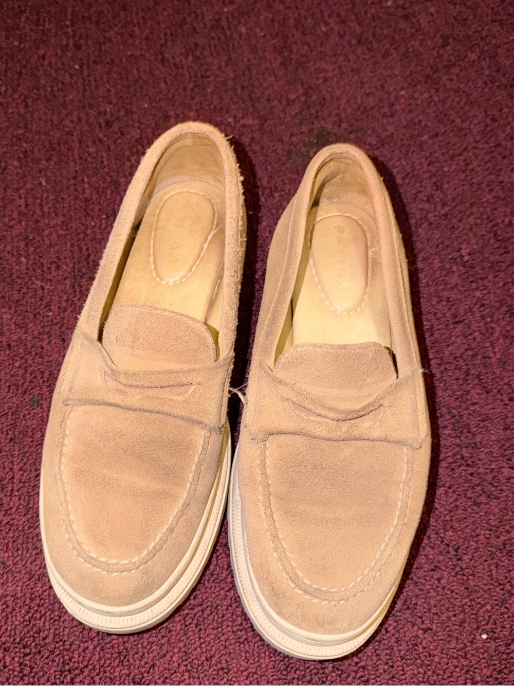 Patina Platform Lug Loafers